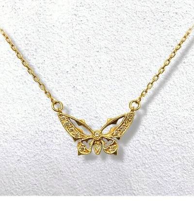 PETITE BUTTERFRY NECKLACE