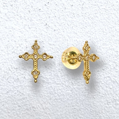GOTHIC CROSS PIERCE(ONE FOR PAIR)
