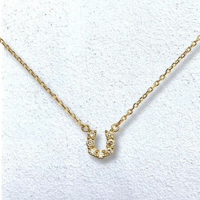 TINY HORSESHOE NECKLACE