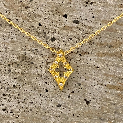 INFINITY NECKLACE 18k Yellow Gold / DIAMONDS