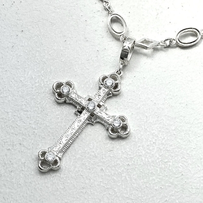 GROUND CROSS  PENDANT TOP