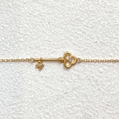 KEY BRACELET 18k Yellow Gold / DIAMONDS