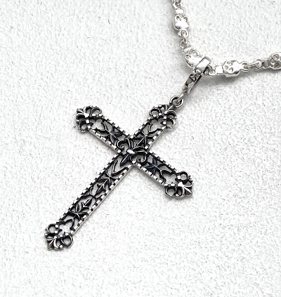 Shangri-la collection silver cross