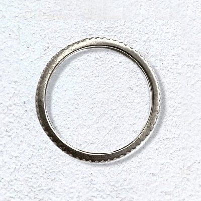 PLAIN BAND W/GROOVED EDGES WG CG PT Large Size