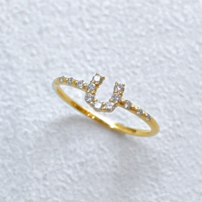 TINY SERISE HORSESHOE RING