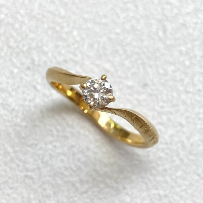 ONE DESTINY RING 18k Yellow Gold / DIAMOND